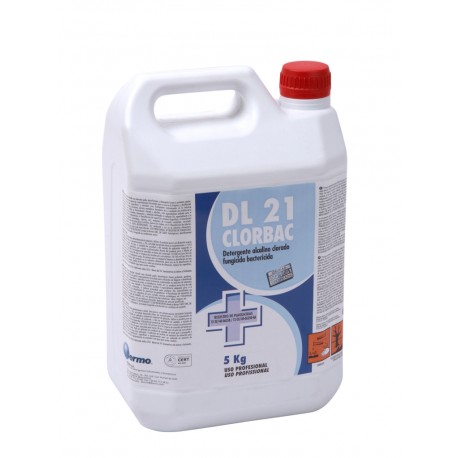 DL 21 Clorbac. Detergente alcalino clorado fungicida bactericida