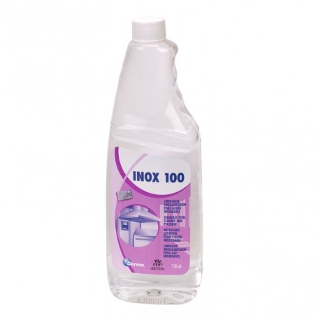 Inox 100. Nettoyage-lustreur pour l’acier inoxydable