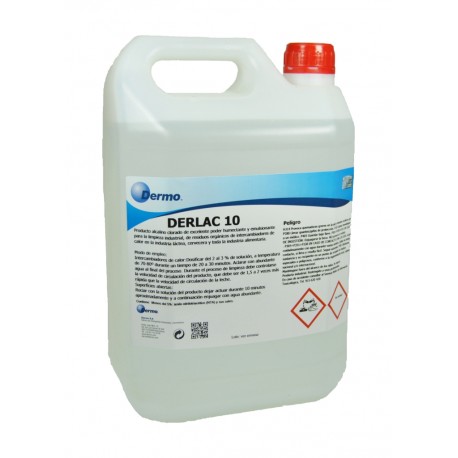 Derlac 10. Alkaline chlorinated detergent