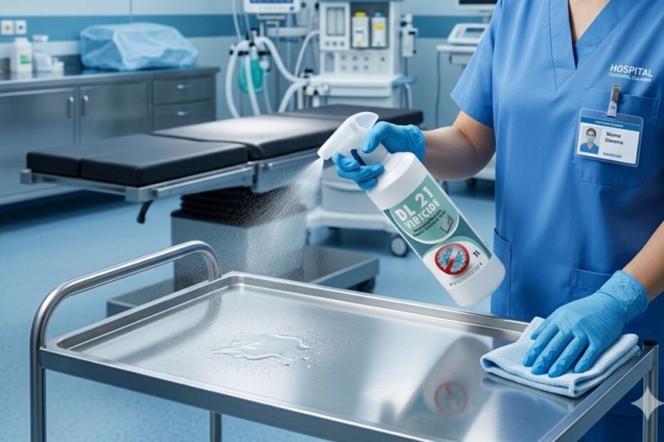 desinfectantes industriales en hospitales