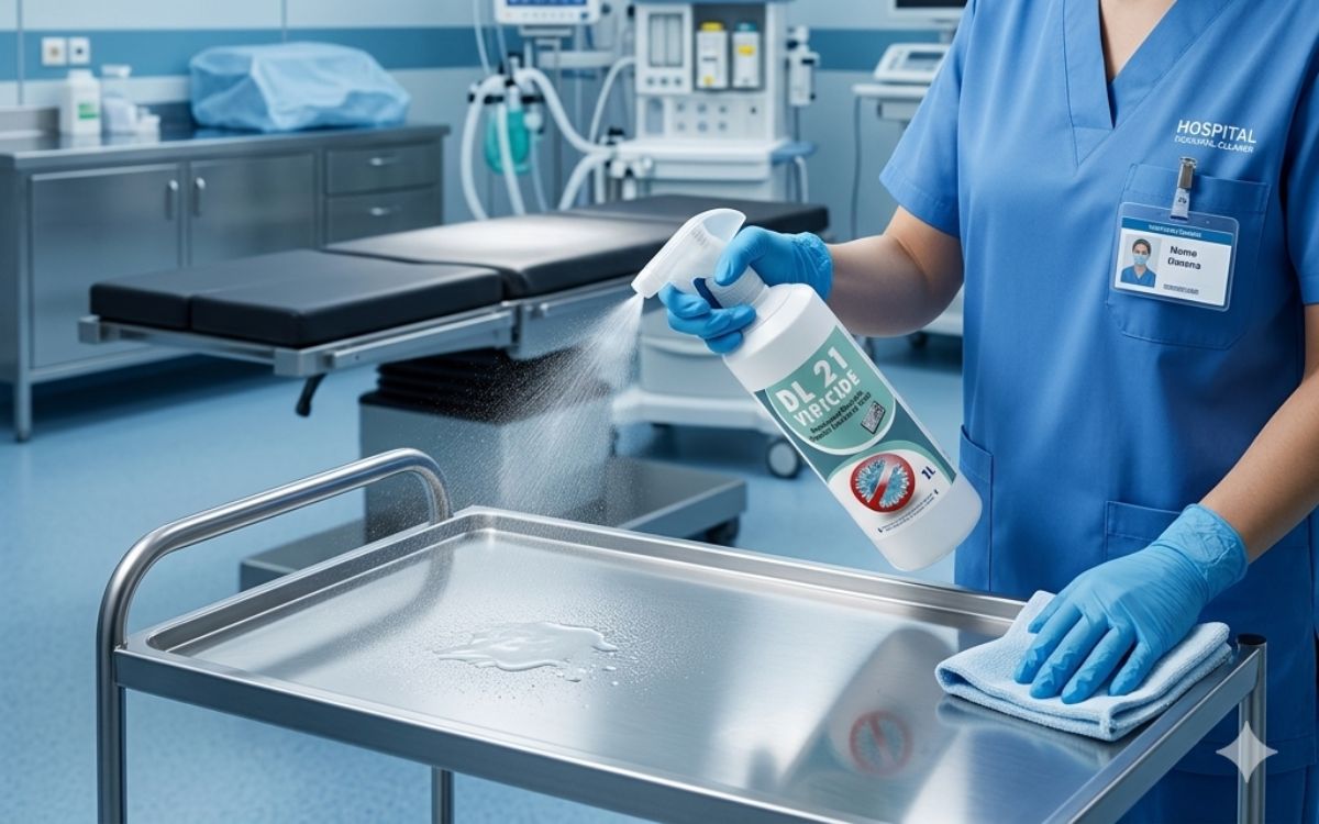 desinfectantes industriales en hospitales