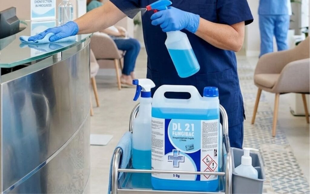 desinfectantes industriales clínica