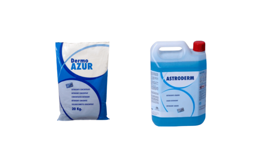 Comparativa de detergente en polvo o líquido en envases de lavado doméstico